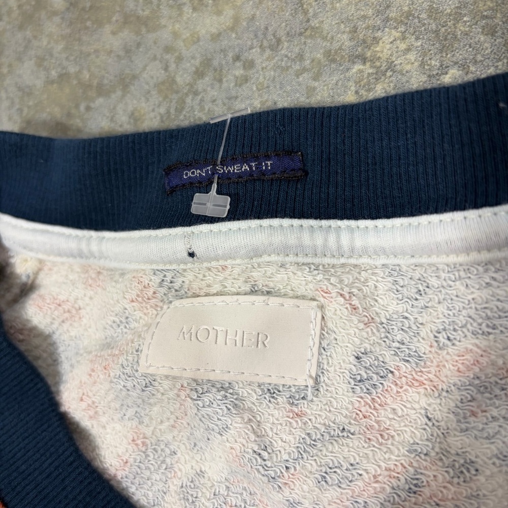 Mother Denim Womens Tigers Prints sweatshirt Sz M - Picture 7 of 13